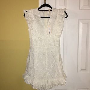 🌟Rebecca Taylor Adrianna White Romper 🌟